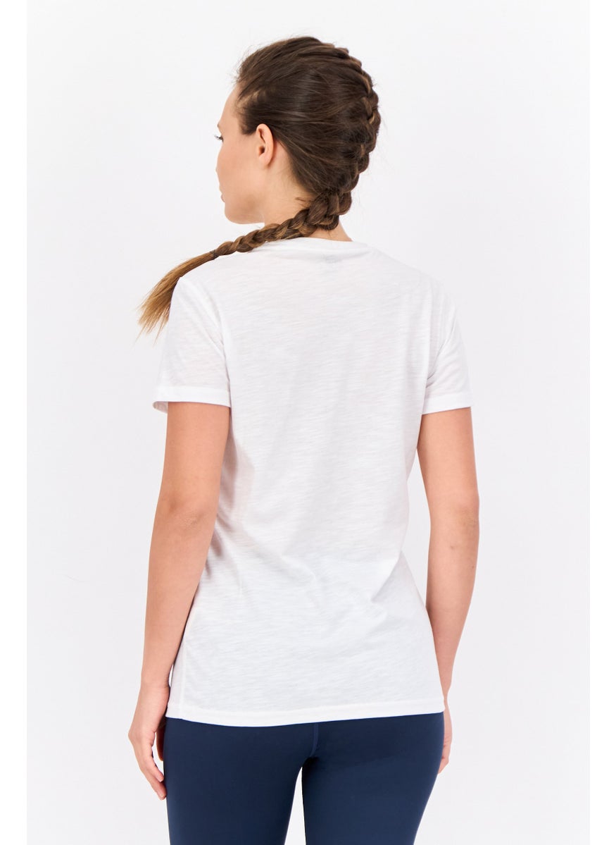 PUMA Women Sportwear Fit Short Sleeve Training T-Shirt, White  - Image 2