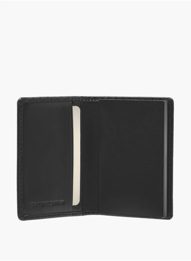 DUCHINI Men Textured Bi-Fold Card Holder