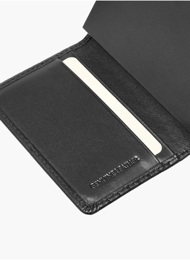 DUCHINI Men Textured Bi-Fold Card Holder
