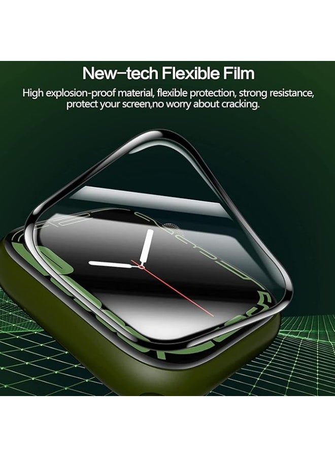 Pack of 3 Screen Protectors For Huawei Watch Fit 4 For Tempered Glass Screen Protector Soft Film Anti-Bubble Easy Installation Wet Applied Protective Film - Image 5
