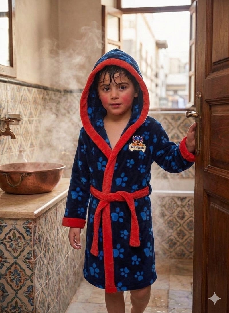 Nickelodeon Paw Patrol paw patrol skye boys  hooded bathrobe   by Kids TV - Image 4