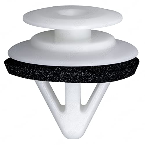 Rexka 30pcs Door Trim Panel Retainer Clips Compatible with Mazda G18K-51-SJ3 CX-7, CX-9, Mazda 2, Mazda 3, Mazda 5, Mazda 6, MazdaSpeed6, Miata, MPV MX-5 Miata, Protege, Protege 5, RX-8 - Image 1