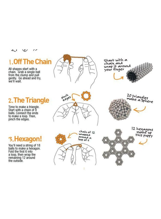 216 PCS Magnetic Small Ball Cubes with Box - Image 3