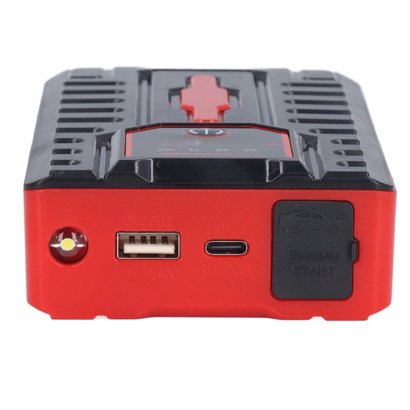 1000A Car Jump Starter for 7L Gas 5.5L Diesel Engine - 18W USB-C Fast Charging Portable Lithium Jump Starter Box with 3-Mode LED Flashlight for Cars Trucks SUVs Motorcycles - Image 5