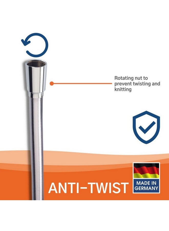 كيستين ماشر راموسي خرطوم دش بي في سي مع موانع تسرب مدمجة فضي 150 سم 5180PK 12 C150.SA - Image 2