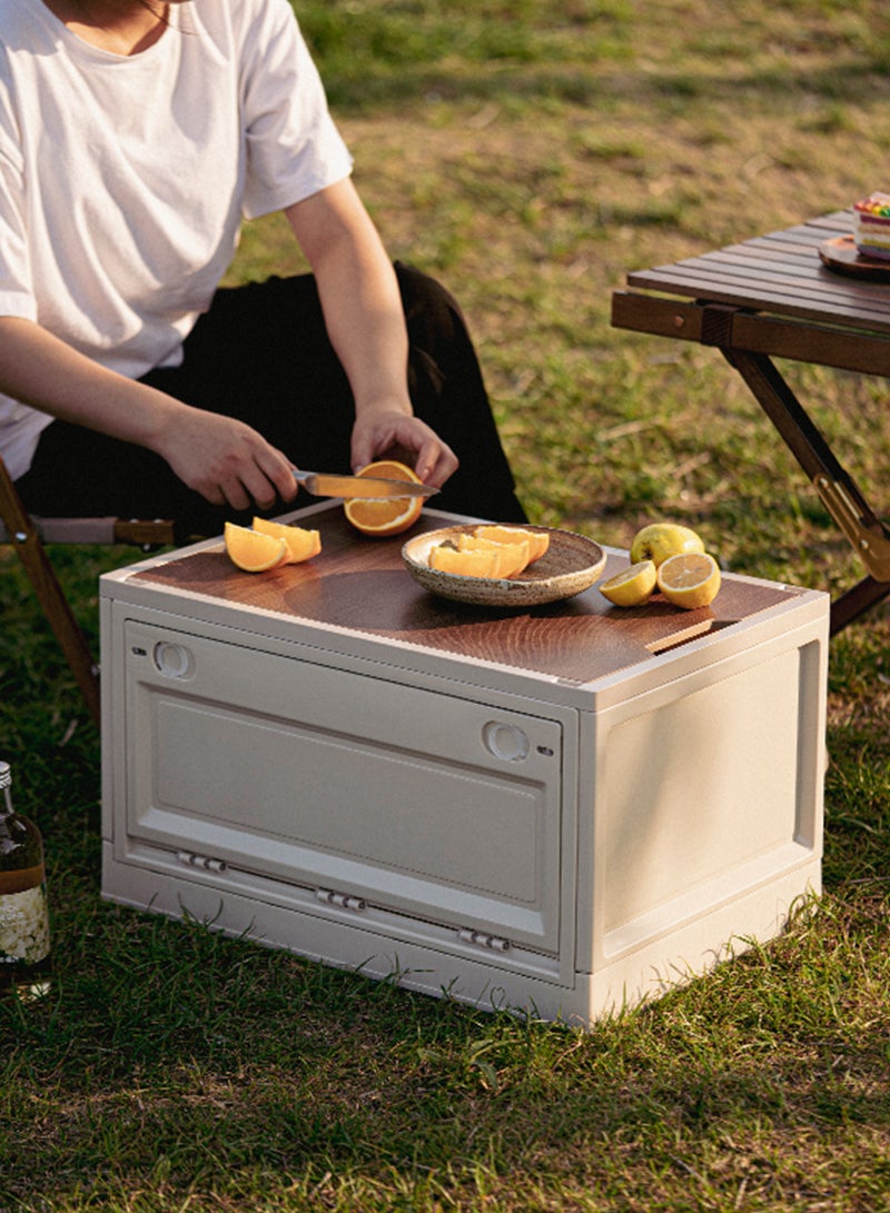 Sharpdo Outdoor Large Capacity Folding Storage Box, Suitable for Camping, Seaside, and Outdoor Activities 50.5*36*29.5CM - Image 3