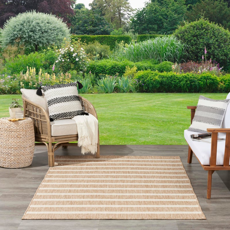 Nourison Home Positano Beige Ivory 8' x 10' Area Rug - Easy Clean, Non Shedding, Bed Room, Living Room, Dining Room, Kitchen (8' x 10') - Image 3