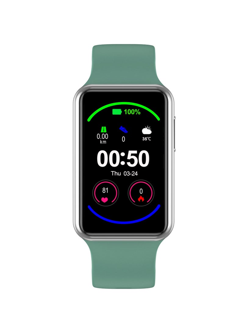 AROAQ C6 Plus Smart Watch with 1.47-Inch Full Touch Screen Bluetooth Heart Rate and Pressure Monitor IP67 Waterproof - Image 1