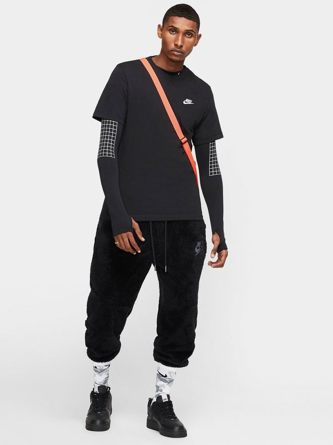 Nike Embroidered Logo Detail Activewear T-Shirt - Image 1