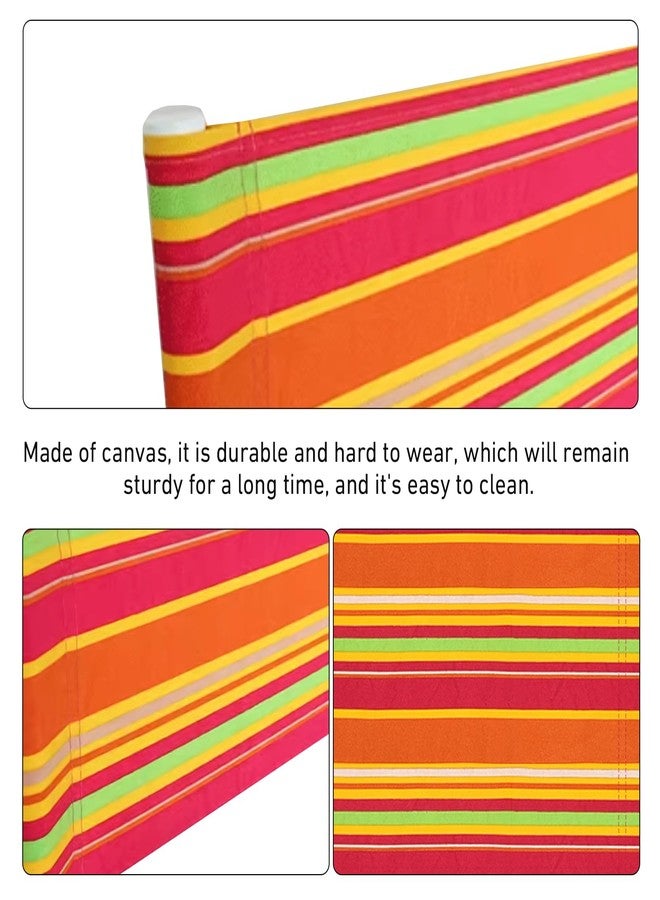 Drhomeam Director Chair Replacement Canvas, Directors Chair Replacement Covers For Beach Chairs, White Black Red Rainbow Canvas Seat Stool Protector For Home Director (Multi-Color) - Image 3