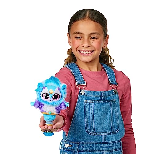 Magic Mixies Magic Genie Lamp with Interactive 8 Blue Plush Toy and 60 Sounds Reactions Unlock a Magic Ring and Reveal a Blue Genie from The Real Misting Lamp Gifts for Kids Ages 5 - Image 5