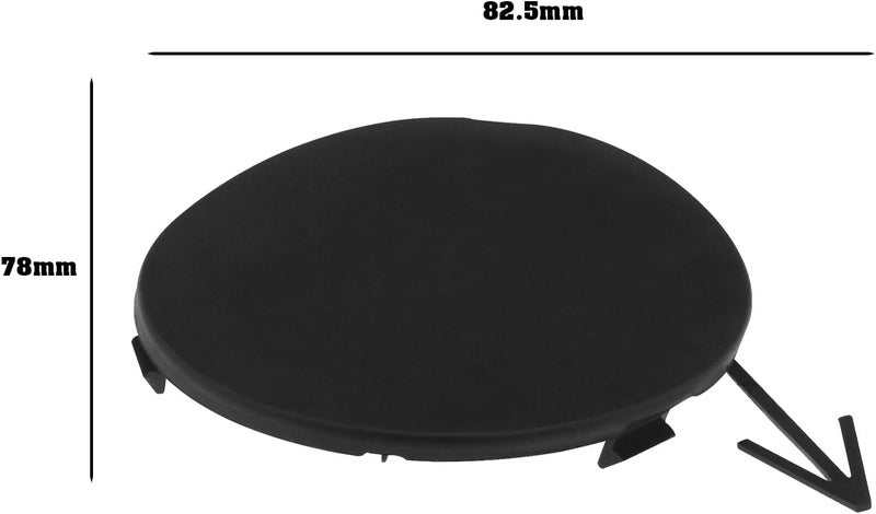 غطاء قضيب السحب الخلفي ECSiNG 85071-JE20A 85071-BR00A غطاء المقطورة الخلفي ملحقات قطع غيار غطاء عين السحب متوافق مع نيسان قشقاي J10 2007-2014 مفاصل محكمة وتركيب متماسك - Image 4