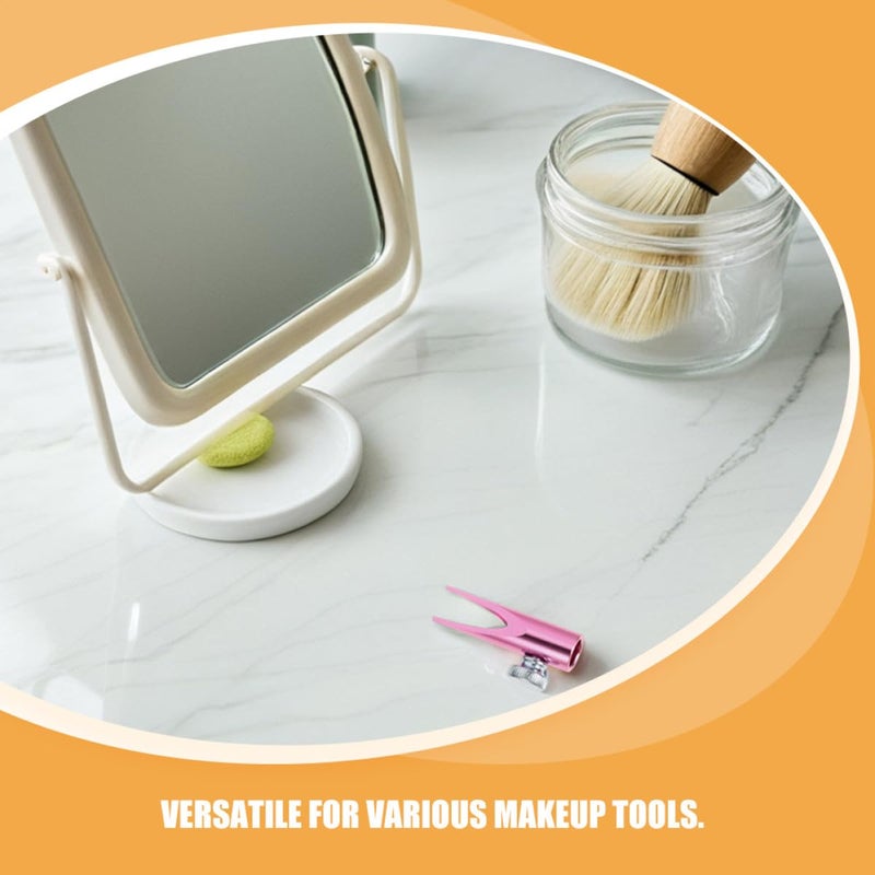 Dual U Shaped Slot Metal Eyeliner and Lip Lencil Sharpener Portable Cosmetic Tool - Image 4