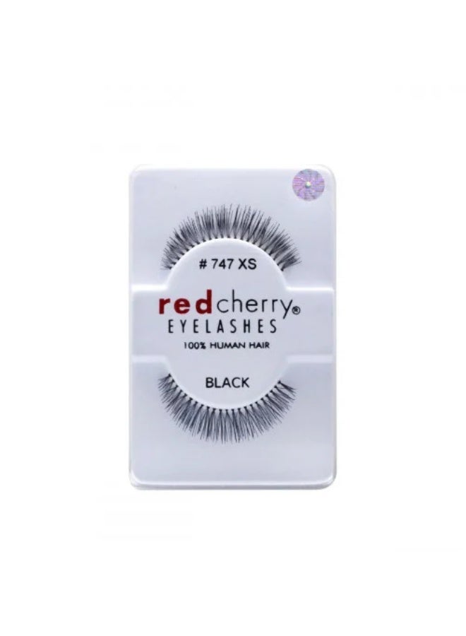 DIVA BEAUTY 100% Genuine Hair False Eyelashes Black747XS