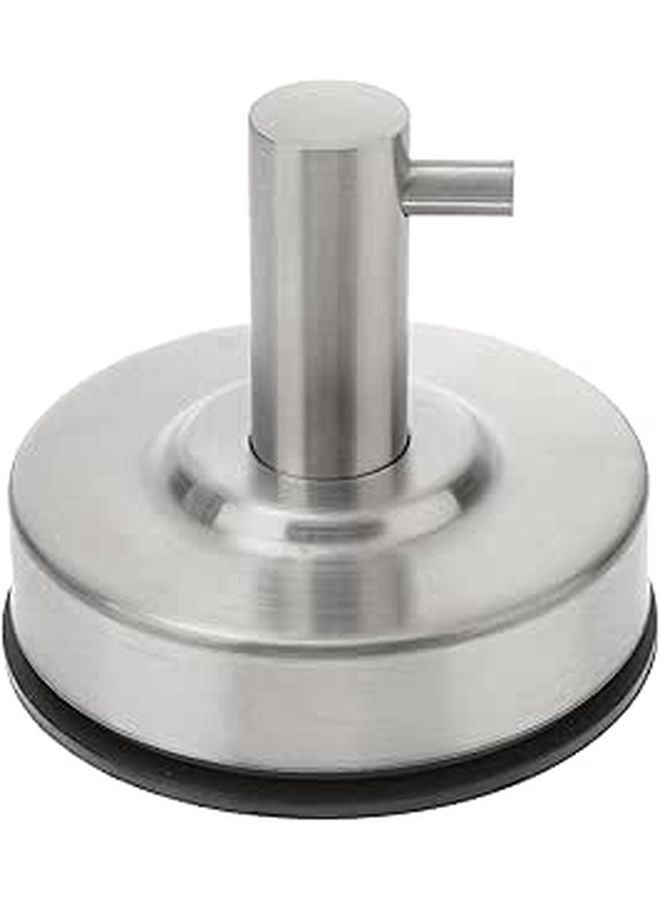304 Stainless Steel Suction Cup Towel Hooks Punch Free Shower Hooks For Bathroom Glass - Image 1