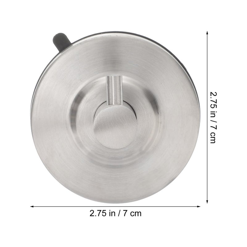304 Stainless Steel Suction Cup Towel Hooks Punch Free Shower Hooks For Bathroom Glass - Image 3