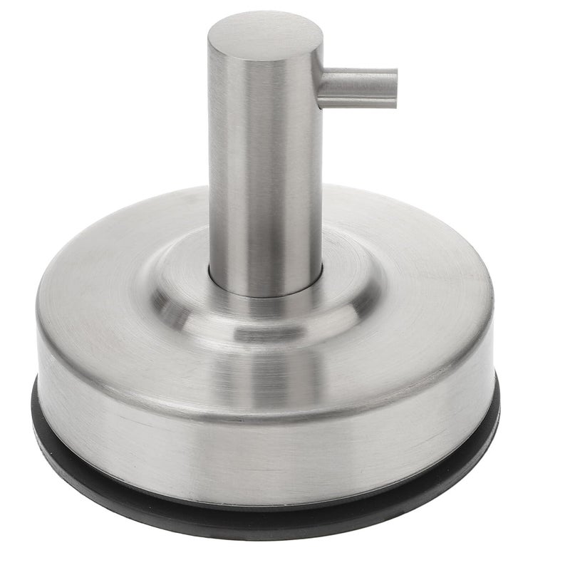 304 Stainless Steel Suction Cup Towel Hooks Punch Free Shower Hooks For Bathroom Glass - Image 2