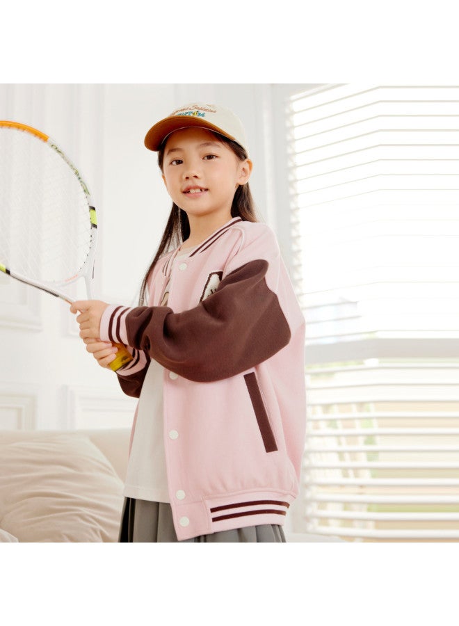 Annil Kids' Knit Baseball Jacket - Trendy Unisex Casual Outerwear For Spring/fall - Image 4