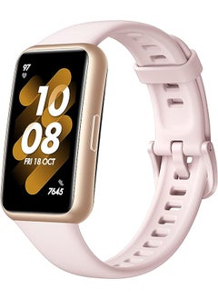 PROMASS Band 7 Activity Tracker - Smart Band up to 2 Weeks Battery Life with Blood Oxygen & Heart Rate Monitor - Multi Sport Fitness Tracker with Sleep tracking and Stress monitoring - Nebula Pink  - Image 1