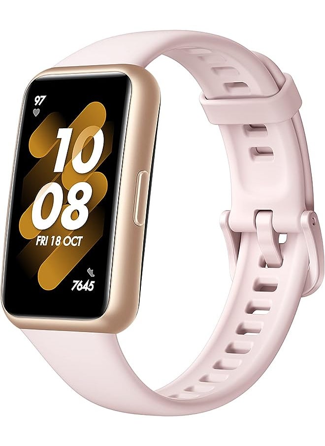PROMASS - Band 7 Activity Tracker - Smart Band up to 2 Weeks Battery Life with Blood Oxygen & Heart Rate Monitor - Multi Sport Fitness Tracker with Sleep tracking and Stress monitoring - Nebula Pink - Image 1