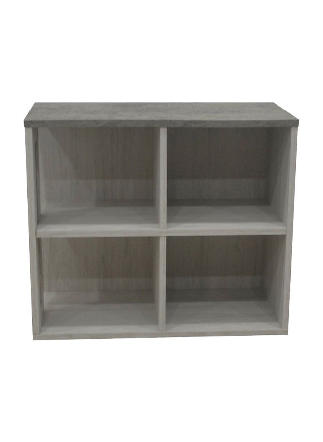 DANUBE HOME Zenith End Table Modern And Stylish Side Table For Living Room Durable Accent Table With Unique Design Elegant Home DÃ©cor For Any Space - White Oak And Cement  - Image 4