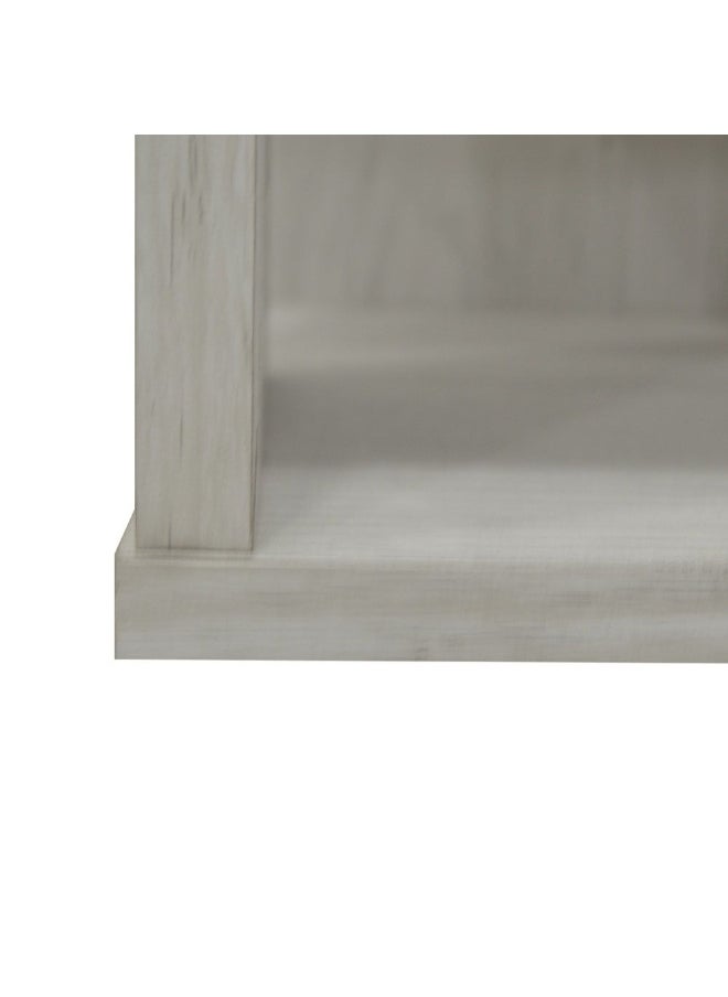 DANUBE HOME Zenith End Table Modern And Stylish Side Table For Living Room Durable Accent Table With Unique Design Elegant Home DÃ©cor For Any Space - White Oak And Cement  - Image 5
