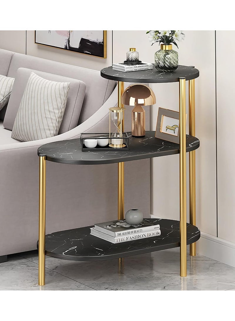 DubaiGallery Multi-Layer Sofa Coffee Tables Luxury Italian Light Simple Bedside Tables Modern Home Furniture Living Room Small Round Table - Image 2