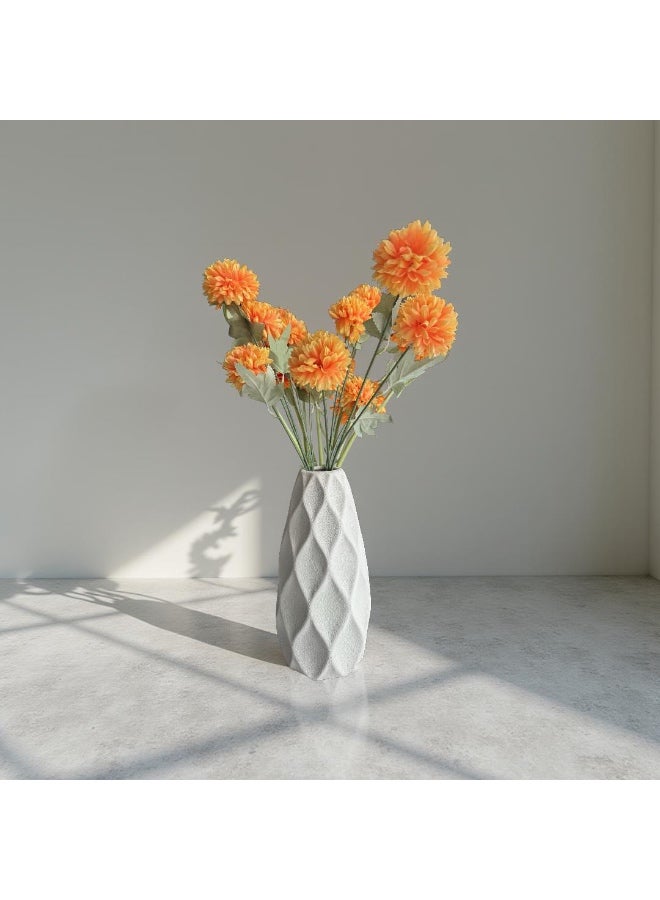 Modern Diamond Pattern Vase - Image 5