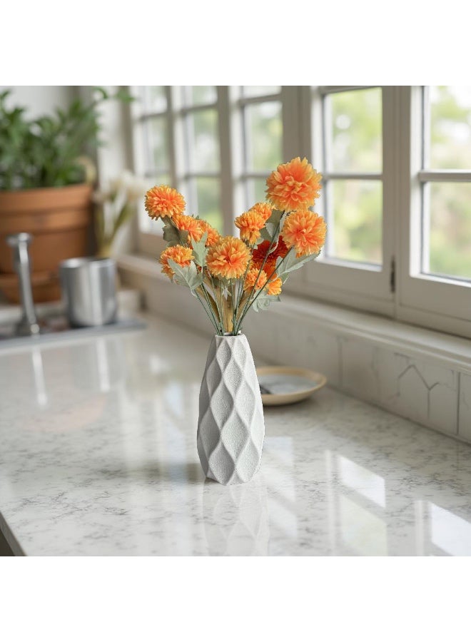 Modern Diamond Pattern Vase - Image 4
