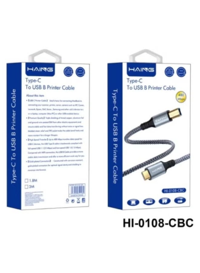 Haing Laptop Power Cable 3m HI-0108-CBC