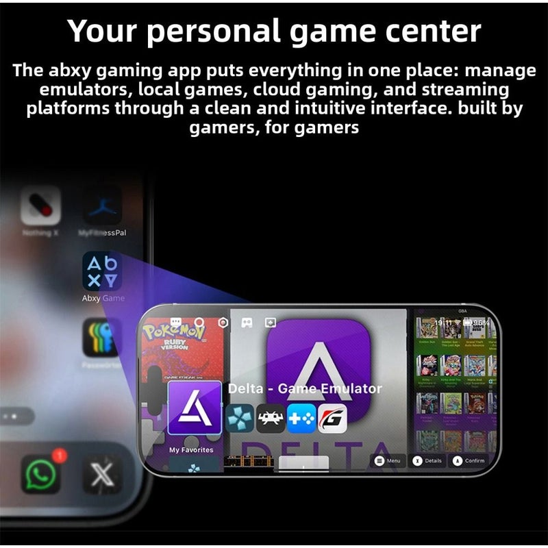 Abxylute M4 Magnetic Gamepad, Bluetooth Game Streaming Emulator, Detachable, Purple - Image 3