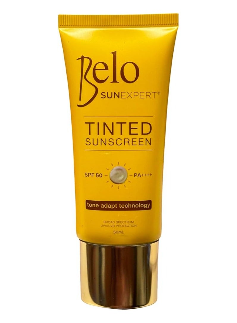 Belo واقي شمس تينتد صن إكسبرت شيلد SPF50 PA++++ - 50 مل - Image 1