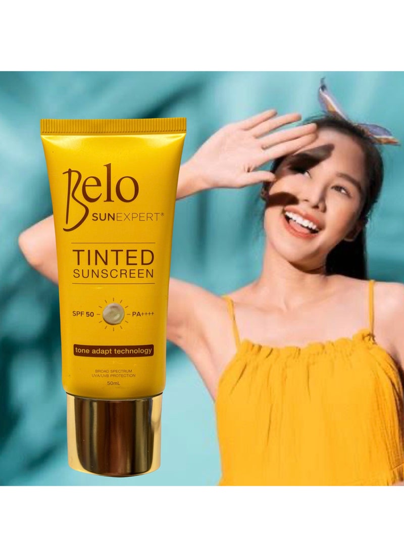 Belo واقي شمس تينتد صن إكسبرت شيلد SPF50 PA++++ - 50 مل - Image 2