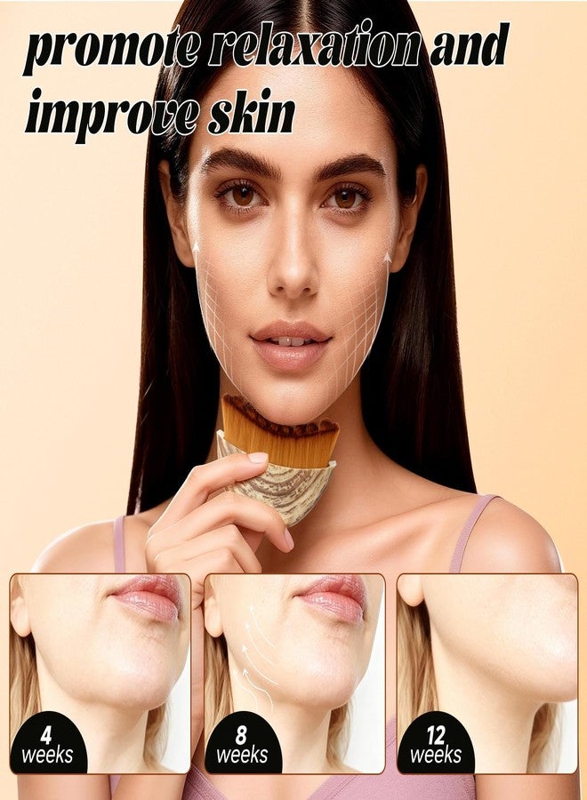 Trazzo Lymphatic Contour Face Brush, Dry Facial Brush for Lymphatic Drainage – Soft Bristles for Face Sculpting, Puffiness Reduction & Natural Glow - Image 2