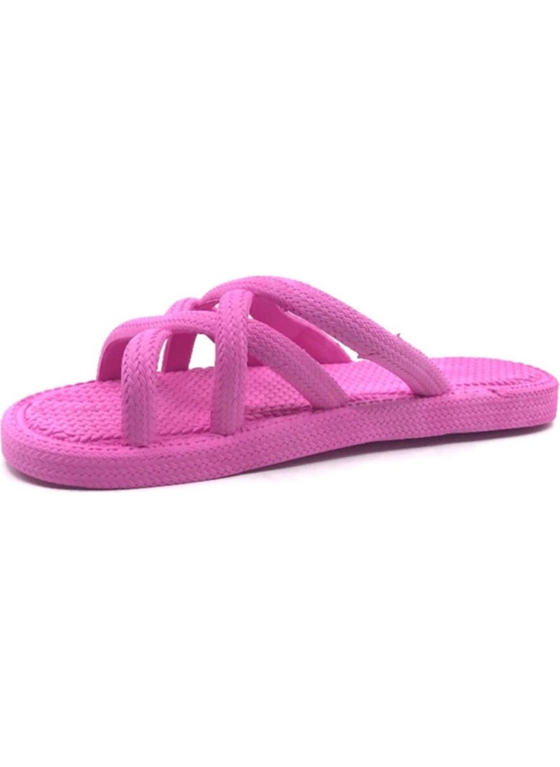 Gezer - Women's Pink Summer Beach Pool Sea Slippers 12494 - Image 1