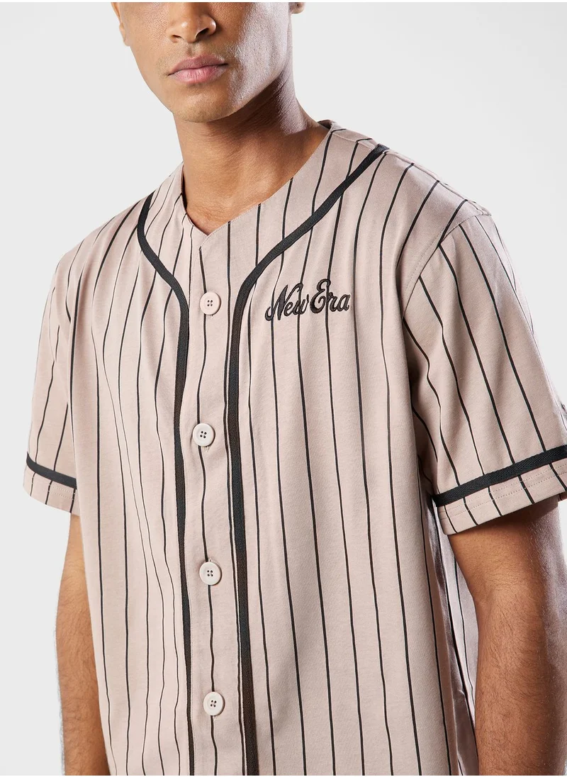 NEW ERA Essential Pinstripe T-Shirt
