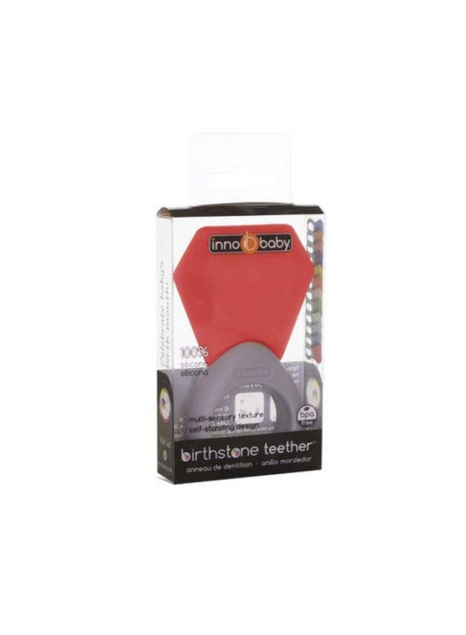 Innobaby Teethin' Smart Birthstone Ring Teether July (Ruby) - Image 4