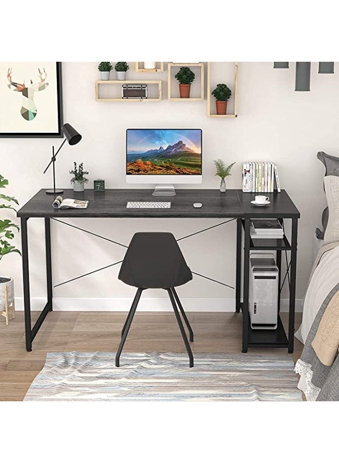 Office Desk Modern Style with Shelves 120 cm
