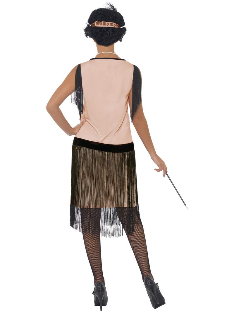 Smiffys 1920s Coco Flapper Costume, Pink, L - US Size 14-16 - Image 3