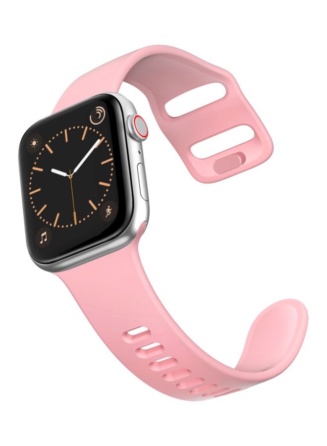 بيرفيي سوار بديل للساعة الذكية أبل سيريس 5/4/3/2/1 بمقاس 42/44 مم وردي - Image 2
