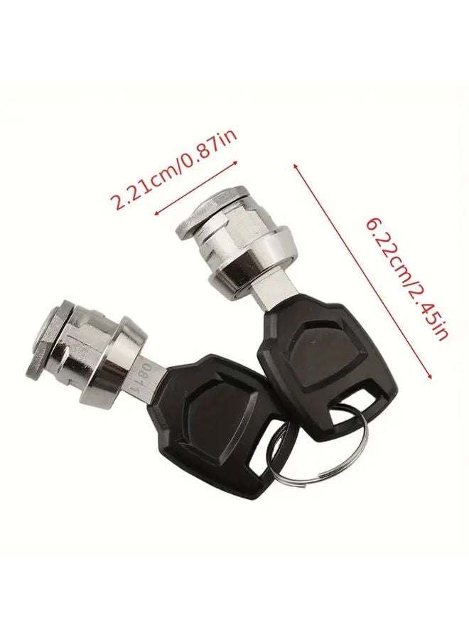 Motorcycle Aluminum Alloy Tail Box Accessory Kit With One Pair Of Lock Cylinders And Quick Release Base Plate - Image 3