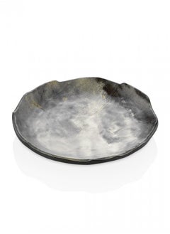 KULSAN Dinner plate melamine gray marble color size 28 cm 