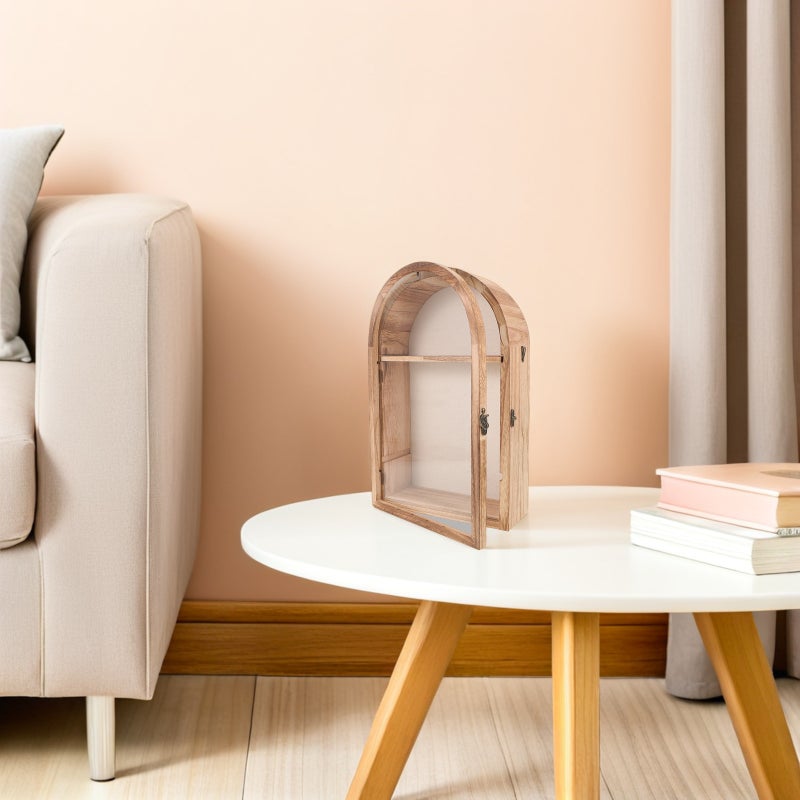 🏠 إطارات صور بيضاوية الحواف من خشب طبيعي بلون بيج لتزيين المنزل - Image 2
