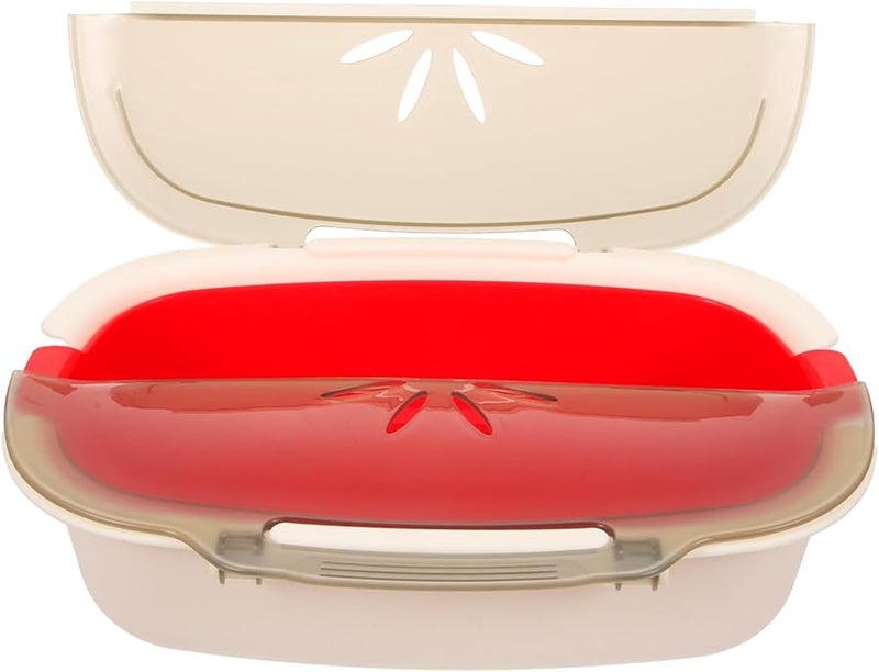 Unomor وعاء بخار الميكروويف المقاوم لدرجات الحرارة العالية لطهي الخضار والطعام - Image 2