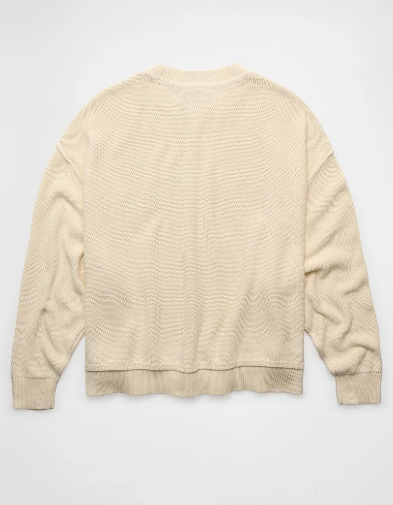 American Eagle  AE Oversized Crew Neck Sweater  | Best Price UAE