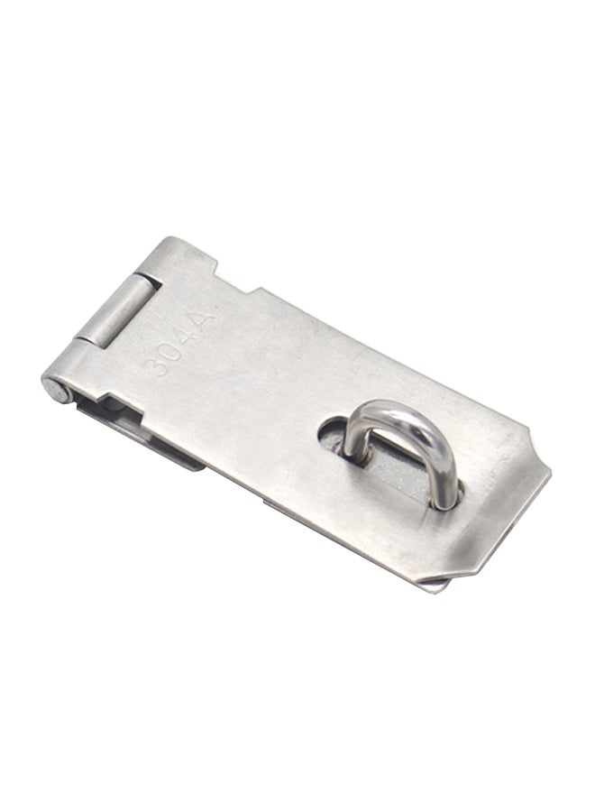 Padlock Stainless Steel Hasp Silver 4inch - Image 1