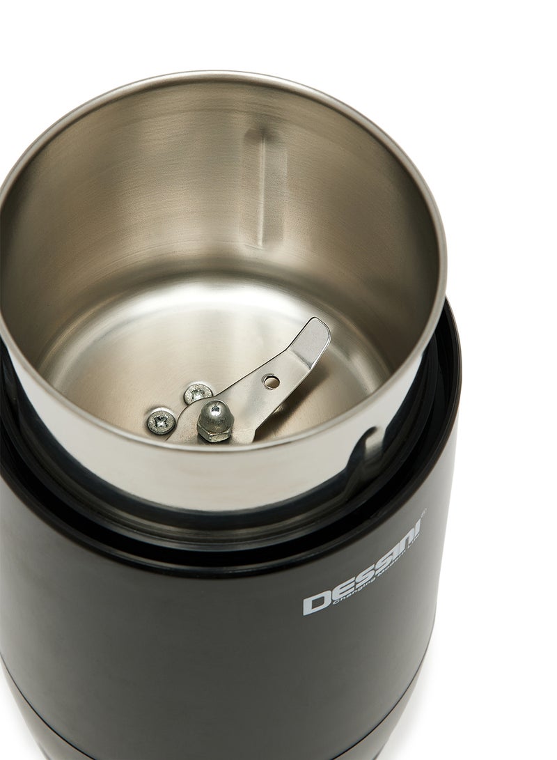ديسيني مطحنة قهوة 200 W Coffeegrinder1001 أسود/فضي - Image 3