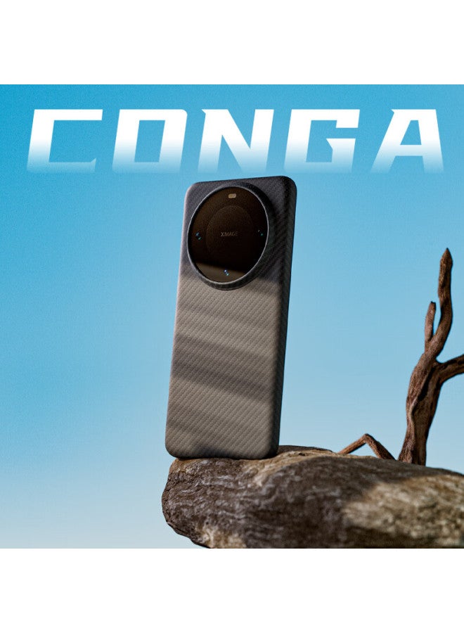 Conga Kevlar Aramid Fiber Protective Case For Huawei Mate 60 Pro/pro+, Full Coverage Ultra-thin Hard Shell, Shockproof, Heat Dissipation, Slim Design - Image 2