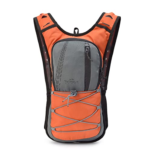 Tripole Hydration Backpacks for Cycling and Trail Running | Without Bladder (Orange) - Image 1
