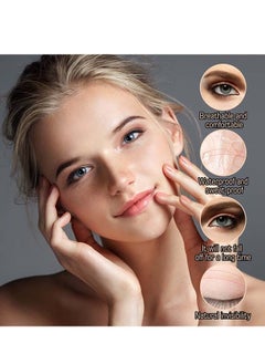 SYOSI Eyelid Tape 120 Pieces Invisible Waterproof Double Eyelid Lifter Strips Big Eye Tools For Hooded Droopy Uneven Mono Eyelids Eyelid Stickers With Fork Rods And Tweezers  - Image 2